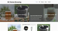 Desktop Screenshot of nchomebrewing.com