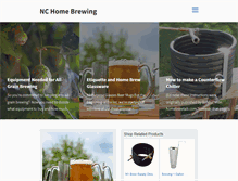 Tablet Screenshot of nchomebrewing.com